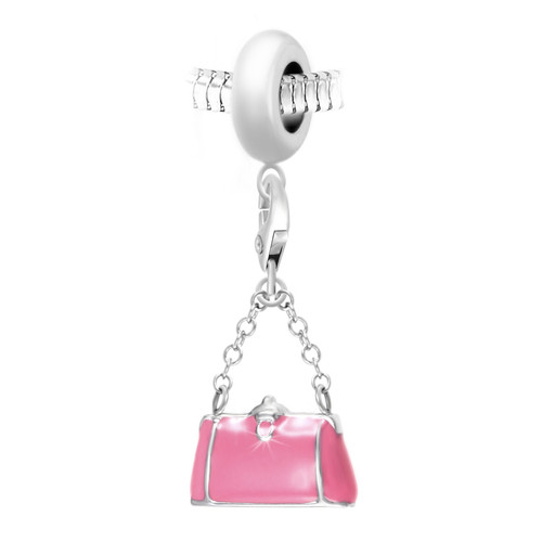Charm perle Sac à main rose par SC Crystal Paris® Rose So Charm Bijoux Mode femme