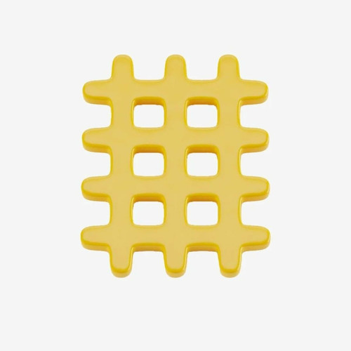 Dessous de plat en céramique Orsay grid jaune Jaune POTIRON PARIS Meuble & Déco