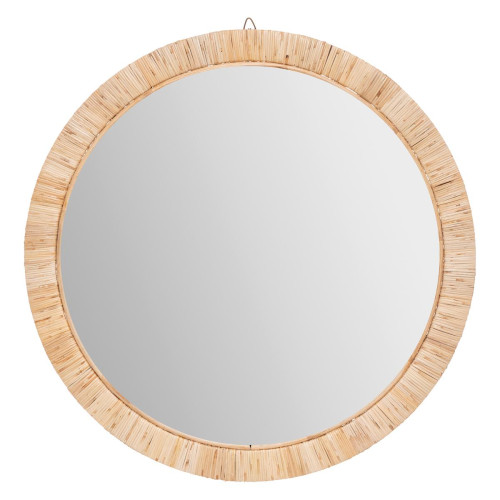 Miroir rond "Melany" D60 beige Beige 3S. x Home Meuble & Déco