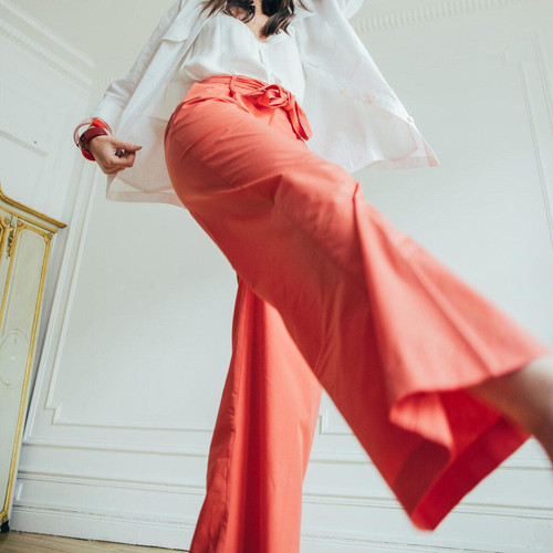 3S. x Réédition - Pantalon paperbag ceinturé Joe Réédition - Mode Femme Fabriquée en France