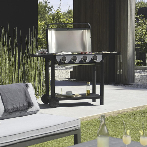 Cook'In Garden - Barbecue gaz sur chariot Flavo 76 - Sélection Mode Fête Des Pères Meuble Et Déco Design