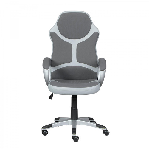 3S. x Home - Chaise de Bureau Gris Clair Anthracite PHYSIS - Chaise De Bureau Design