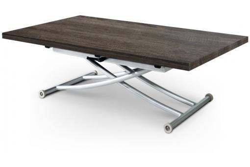 3S. x Home - Table Basse Relevable à Rallonge bois vintage Ella - 3S. x Home meuble & déco